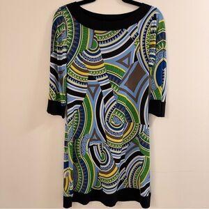 Papillon Blanc Patterned Dress